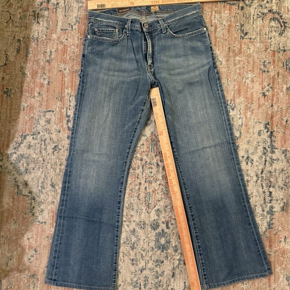 Adriano Goldschmied Jeans Mens 33 x 28.5 Blue Denim The Fillmore Made In USA - Picture 6 of 10